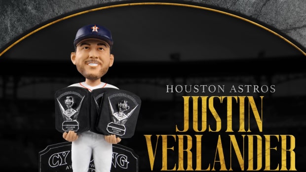 Justin Verlander Houston Astros 2022 Cy Young Bobblehead